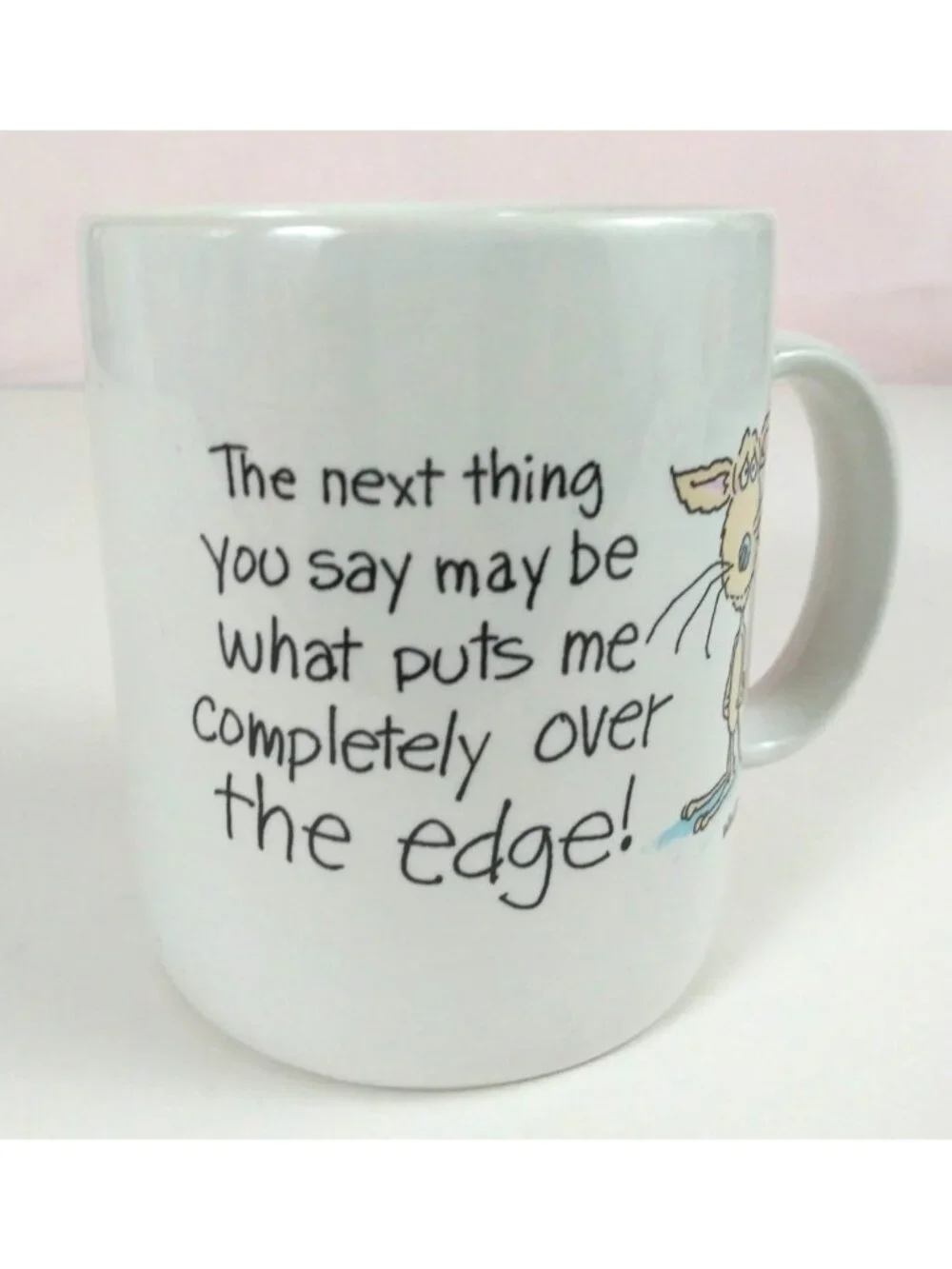 1988 Shoebox Greetings The Next Thing You Say Coffee Cup